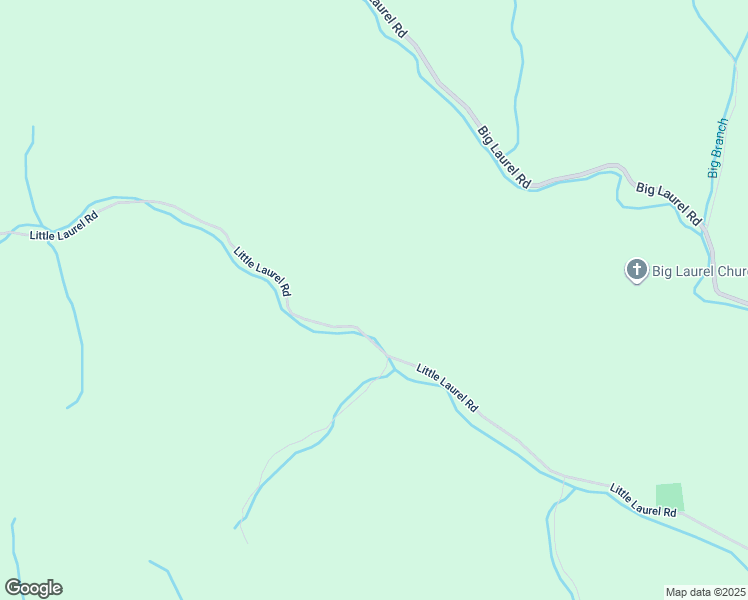 map of restaurants, bars, coffee shops, grocery stores, and more near 2558 Little Laurel Road in Creston