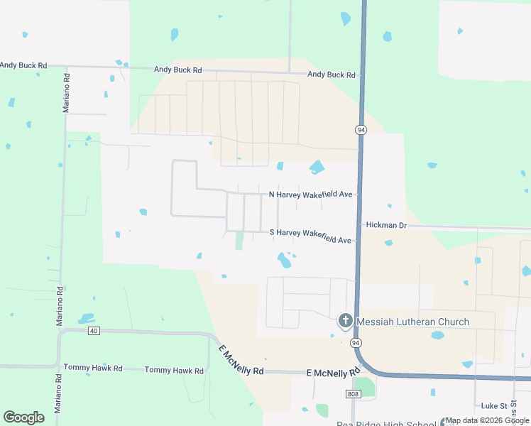 map of restaurants, bars, coffee shops, grocery stores, and more near 2460 Gen Franz Sigel Drive in Pea Ridge