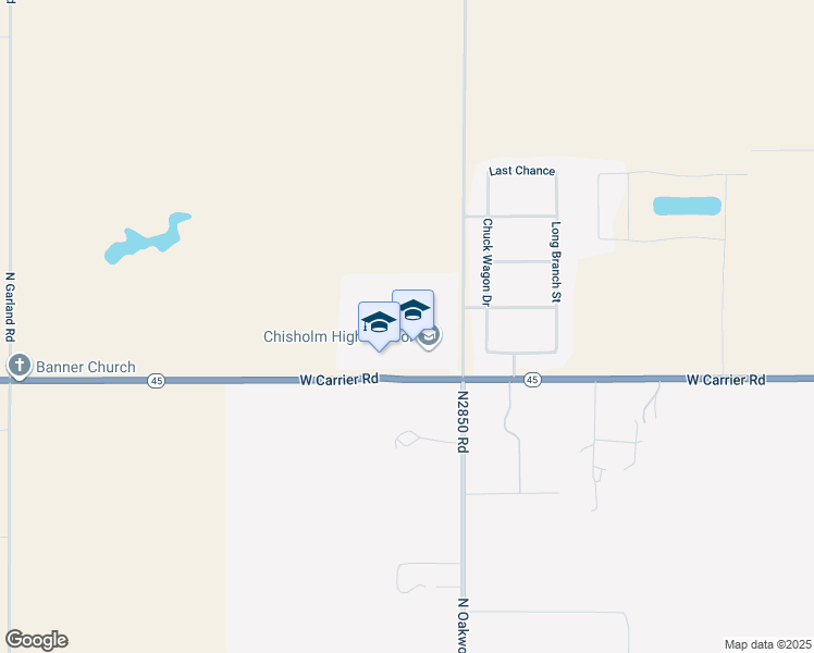 map of restaurants, bars, coffee shops, grocery stores, and more near 4022 West Carrier Road in Enid