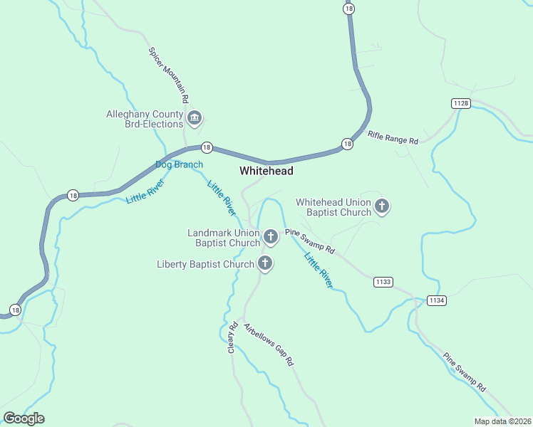 map of restaurants, bars, coffee shops, grocery stores, and more near 5712 Pine Swamp Road in Sparta