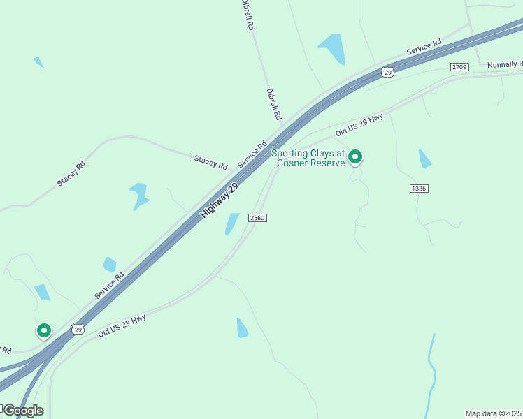 map of restaurants, bars, coffee shops, grocery stores, and more near 427 Old U.S. Highway 29 in Ruffin