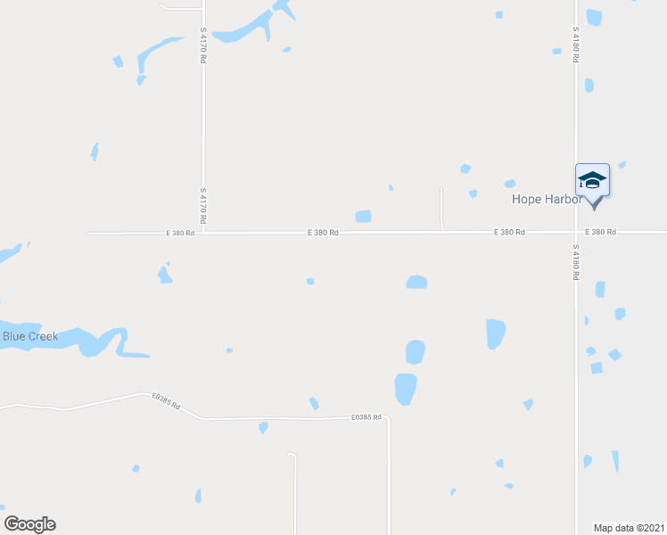 map of restaurants, bars, coffee shops, grocery stores, and more near 14410 East 380 Road in Claremore