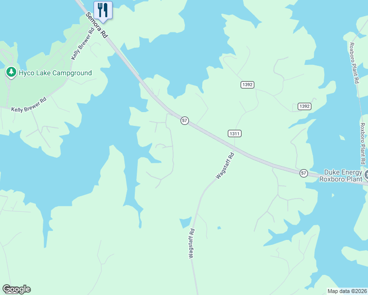 map of restaurants, bars, coffee shops, grocery stores, and more near 100 Beech Drive in Leasburg