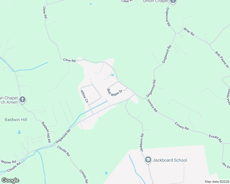 map of restaurants, bars, coffee shops, grocery stores, and more near 176 Bob White Drive in Tazewell