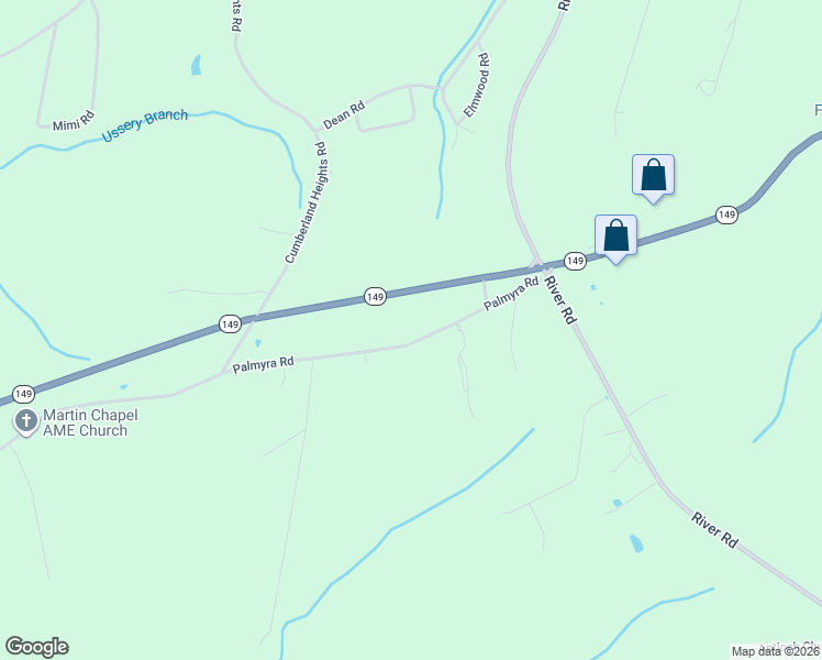 map of restaurants, bars, coffee shops, grocery stores, and more near 545 Palmyra Road in Clarksville
