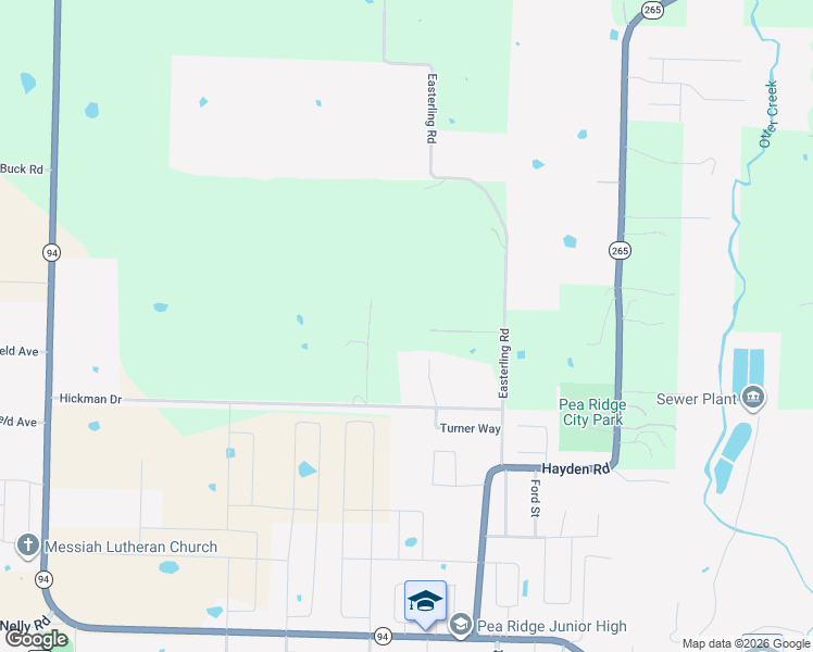 map of restaurants, bars, coffee shops, grocery stores, and more near 2728-2774 Dylan Dr in Pea Ridge