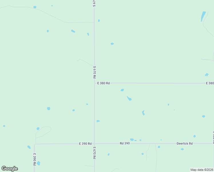 map of restaurants, bars, coffee shops, grocery stores, and more near E0380 Road in Jay