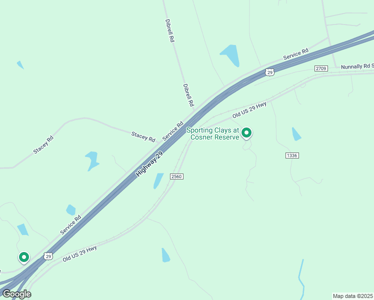 map of restaurants, bars, coffee shops, grocery stores, and more near 450 Old U.S. Highway 29 in Ruffin