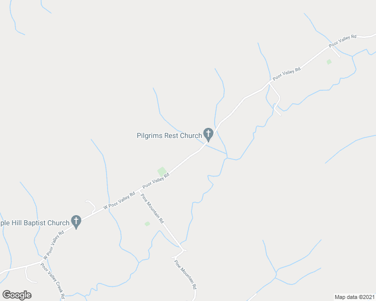 map of restaurants, bars, coffee shops, grocery stores, and more near 1165 Poor Valley Road in Rogersville