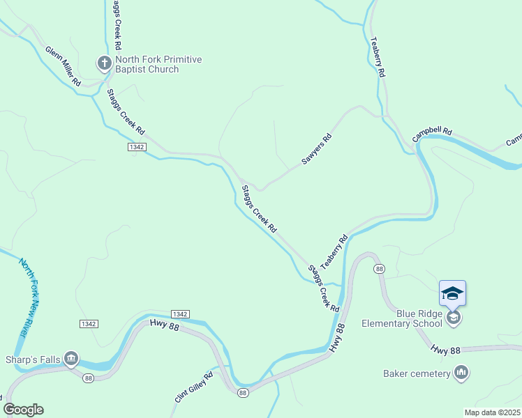 map of restaurants, bars, coffee shops, grocery stores, and more near 572 Staggs Creek Road in Warrensville