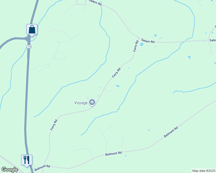 map of restaurants, bars, coffee shops, grocery stores, and more near 2031 Ferry Road in Clarksville