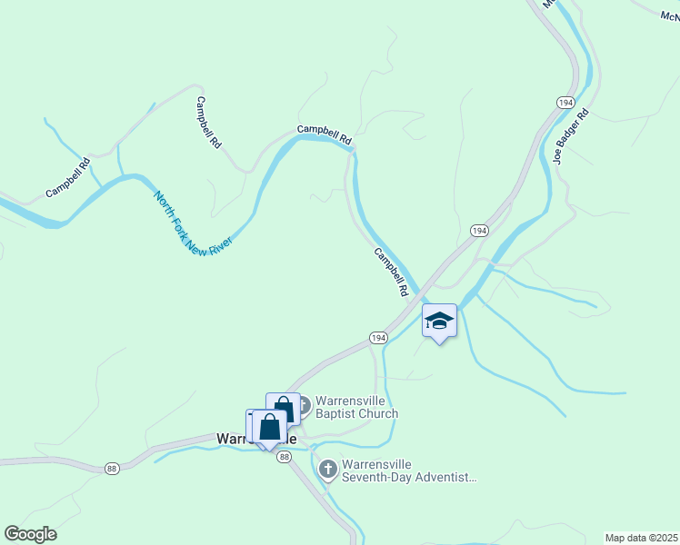 map of restaurants, bars, coffee shops, grocery stores, and more near 245 Campbell Road in Warrensville