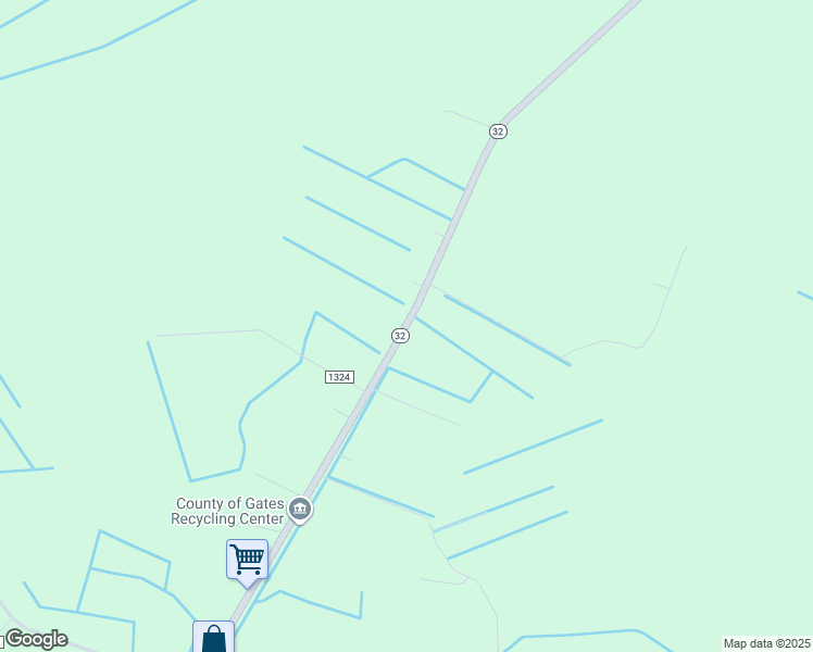 map of restaurants, bars, coffee shops, grocery stores, and more near 387 North Carolina 32 in Sunbury