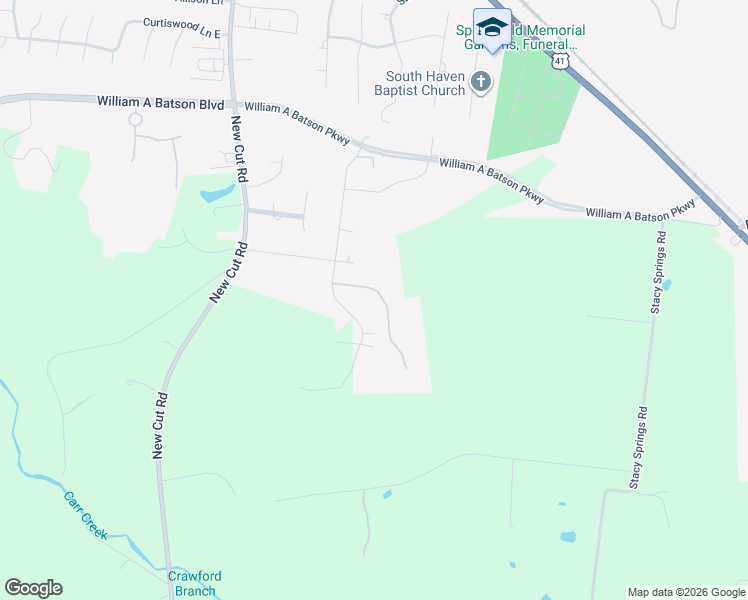 map of restaurants, bars, coffee shops, grocery stores, and more near 2900 Felts Lane in Springfield