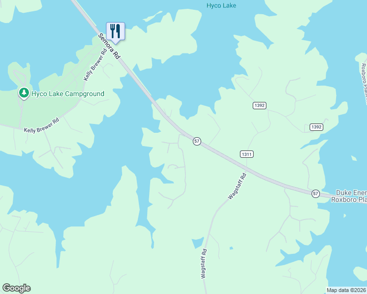 map of restaurants, bars, coffee shops, grocery stores, and more near 100 Beech Drive in Leasburg