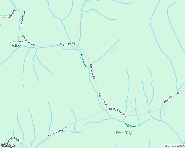 map of restaurants, bars, coffee shops, grocery stores, and more near Big Creek Rd in Sneedville