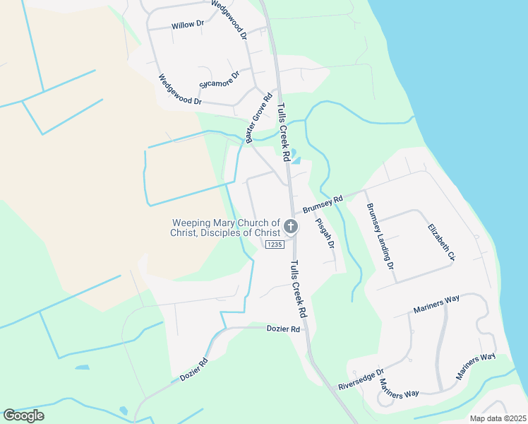 map of restaurants, bars, coffee shops, grocery stores, and more near 145 Chatman Etheridge Road in Moyock