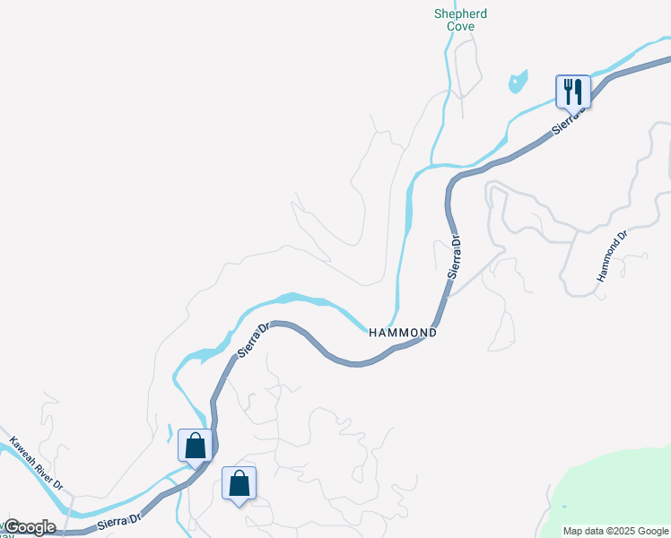 map of restaurants, bars, coffee shops, grocery stores, and more near 44324 Dinely Dr in Three Rivers