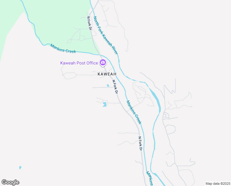 map of restaurants, bars, coffee shops, grocery stores, and more near 43609 North Fork Drive in Three Rivers