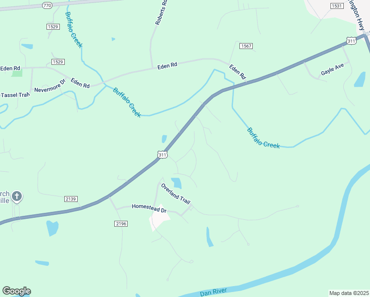 map of restaurants, bars, coffee shops, grocery stores, and more near 142 Springdale Drive in Stoneville