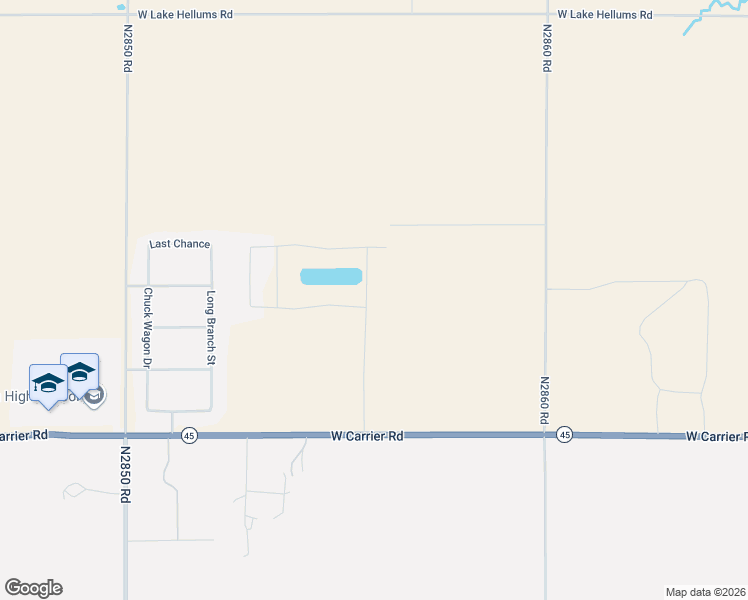 map of restaurants, bars, coffee shops, grocery stores, and more near West Carrier Road in Enid