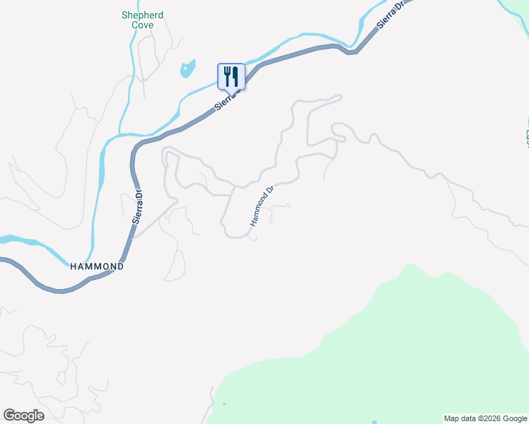 map of restaurants, bars, coffee shops, grocery stores, and more near 45277 Oak Grove Drive in Three Rivers