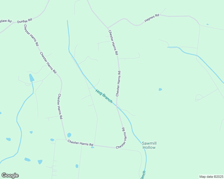 map of restaurants, bars, coffee shops, grocery stores, and more near 2243 Chester Harris Road in Woodlawn