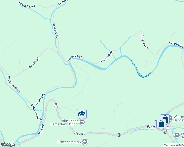 map of restaurants, bars, coffee shops, grocery stores, and more near in Warrensville