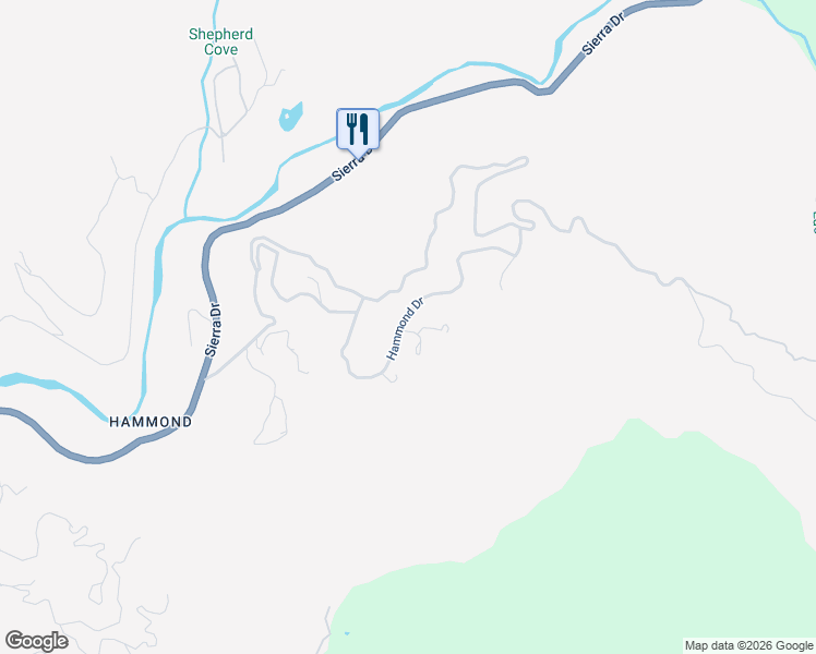 map of restaurants, bars, coffee shops, grocery stores, and more near 45277 Oak Grove Drive in Three Rivers