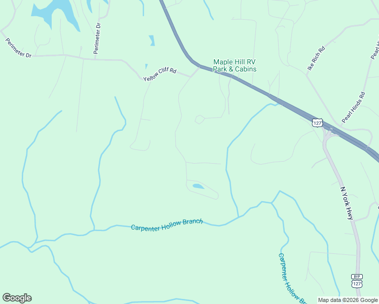 map of restaurants, bars, coffee shops, grocery stores, and more near 1072 Star Point Road in Jamestown