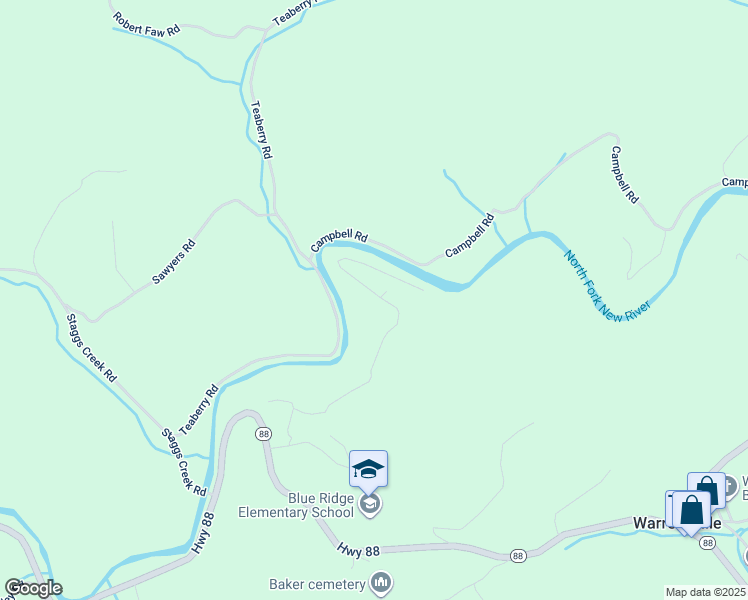 map of restaurants, bars, coffee shops, grocery stores, and more near 149 Falls Lane in Warrensville