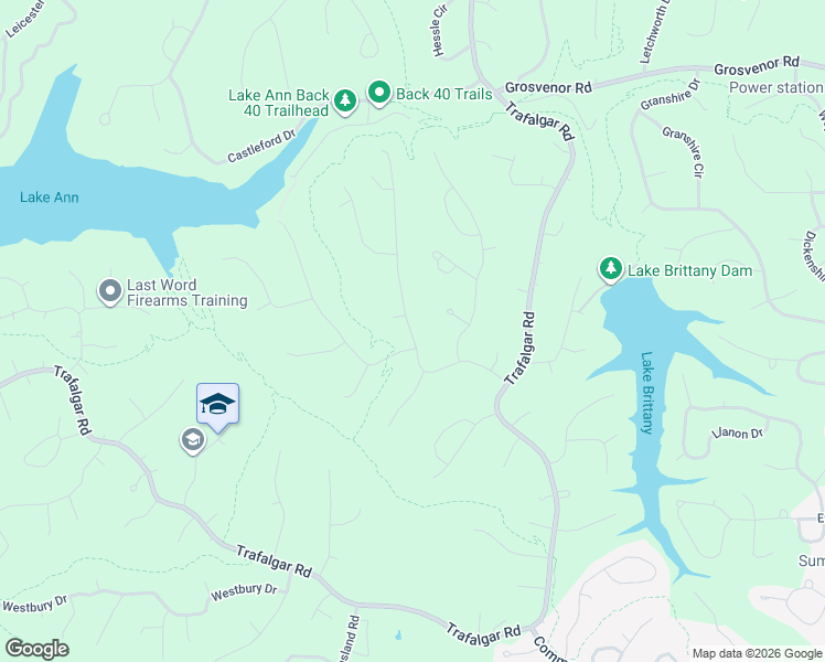 map of restaurants, bars, coffee shops, grocery stores, and more near 32 Berkshire Drive in Bella Vista