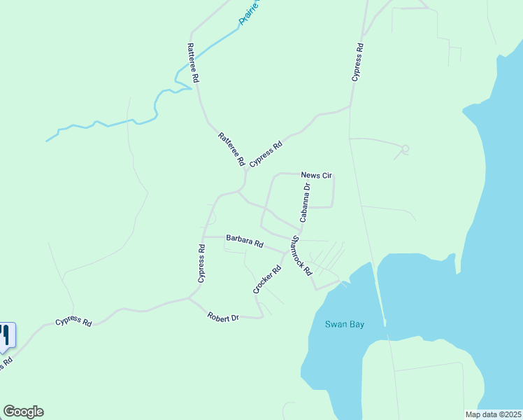 map of restaurants, bars, coffee shops, grocery stores, and more near 8 Pinetree Drive in Buchanan