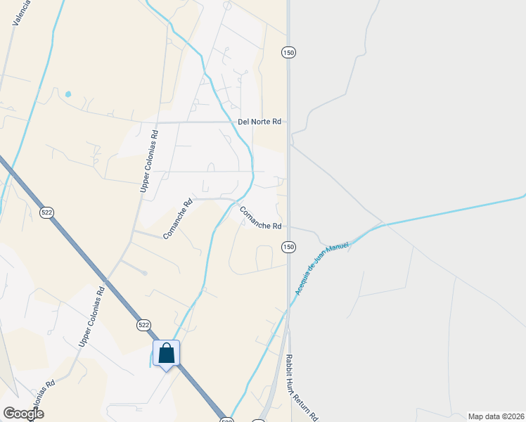 map of restaurants, bars, coffee shops, grocery stores, and more near 2-98 Comanche Road in El Prado