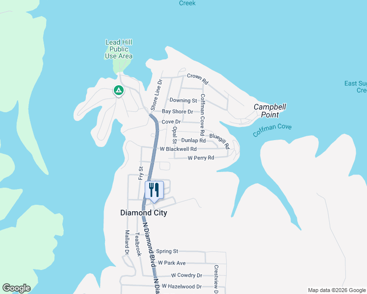 map of restaurants, bars, coffee shops, grocery stores, and more near 228 Dunlap Road in Diamond City