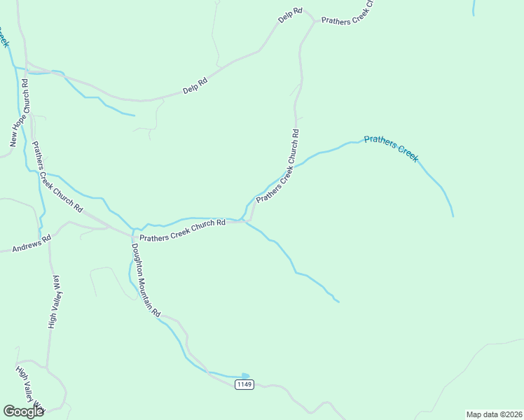 map of restaurants, bars, coffee shops, grocery stores, and more near 1144 Prathers Creek Church Road in Laurel Springs