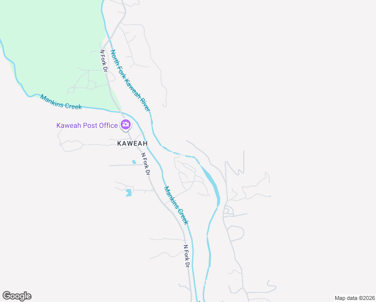 map of restaurants, bars, coffee shops, grocery stores, and more near 43490 North Kaweah River Drive in Three Rivers