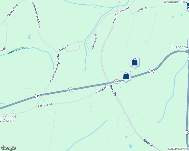 map of restaurants, bars, coffee shops, grocery stores, and more near 1932 River Road in Clarksville