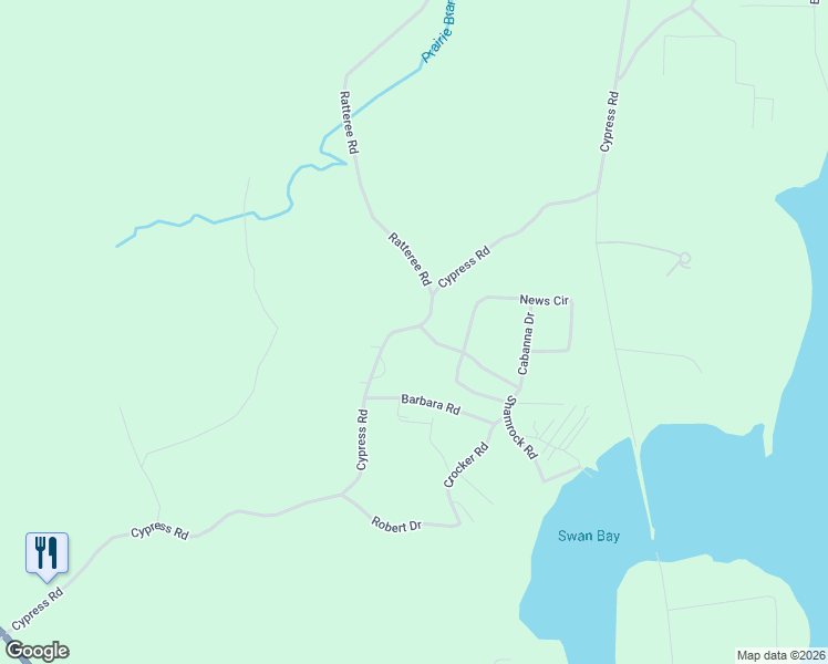 map of restaurants, bars, coffee shops, grocery stores, and more near 1270 Cypress Road in Buchanan