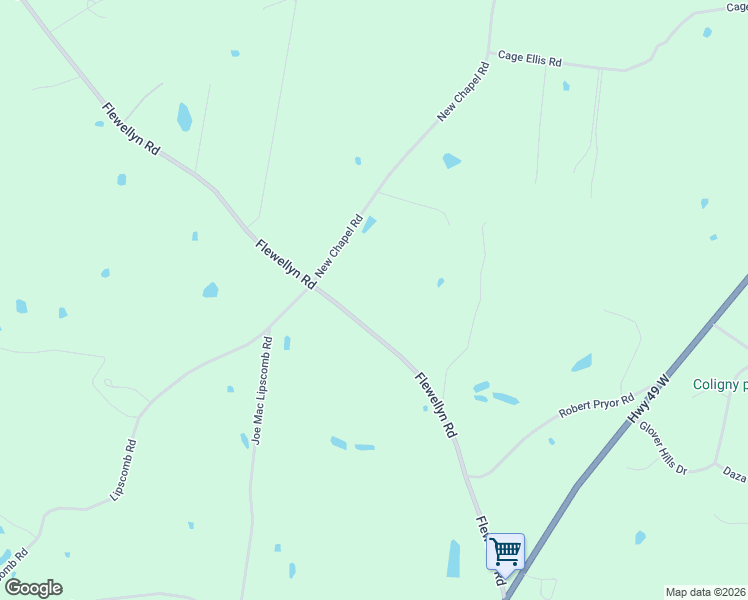 map of restaurants, bars, coffee shops, grocery stores, and more near 5747 Flewellyn Road in Springfield