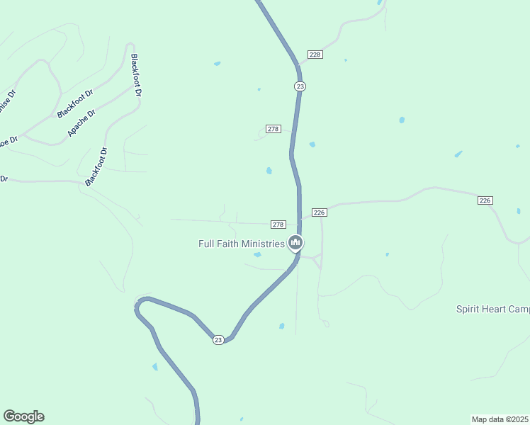 map of restaurants, bars, coffee shops, grocery stores, and more near 70 County Road 278 in Eureka Springs