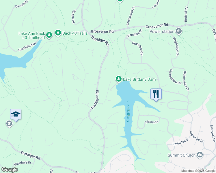 map of restaurants, bars, coffee shops, grocery stores, and more near 20 Rutland Drive in Bella Vista
