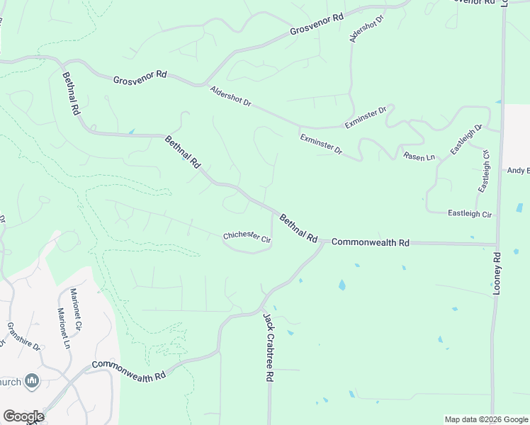 map of restaurants, bars, coffee shops, grocery stores, and more near 9205 Bethnal Road in Bentonville