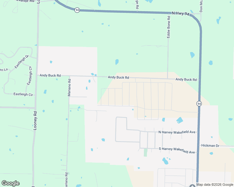 map of restaurants, bars, coffee shops, grocery stores, and more near 15890 Mariano Road in Pea Ridge