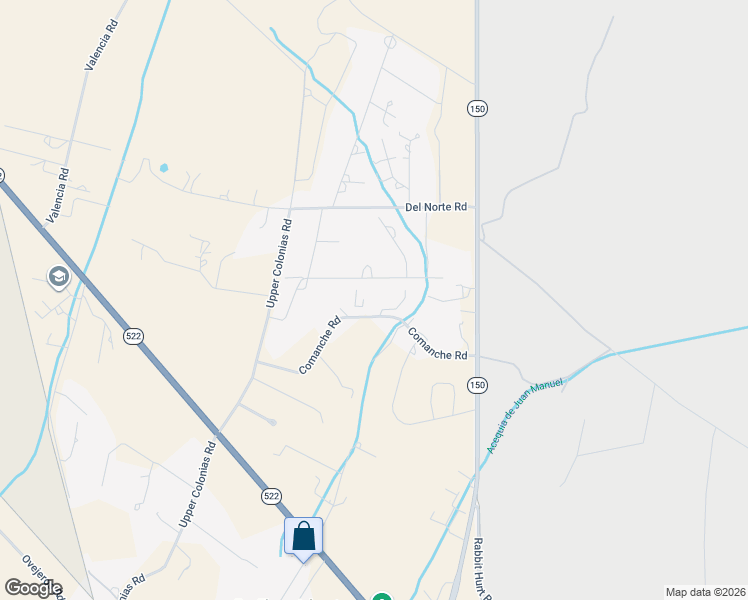map of restaurants, bars, coffee shops, grocery stores, and more near 18 Comanche Road in El Prado