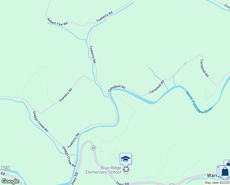 map of restaurants, bars, coffee shops, grocery stores, and more near 311 Falls Lane in Warrensville