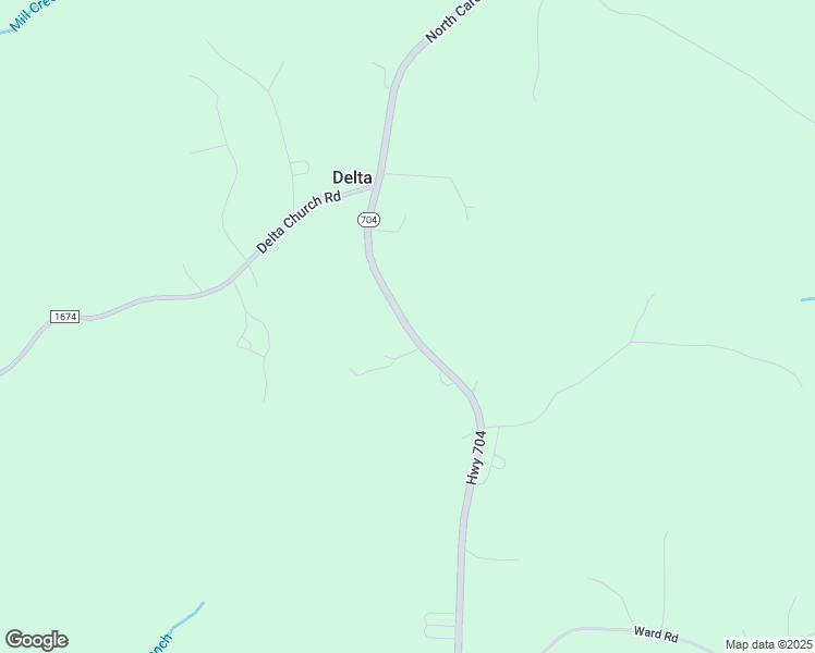 map of restaurants, bars, coffee shops, grocery stores, and more near Highway 704 in Sandy Ridge