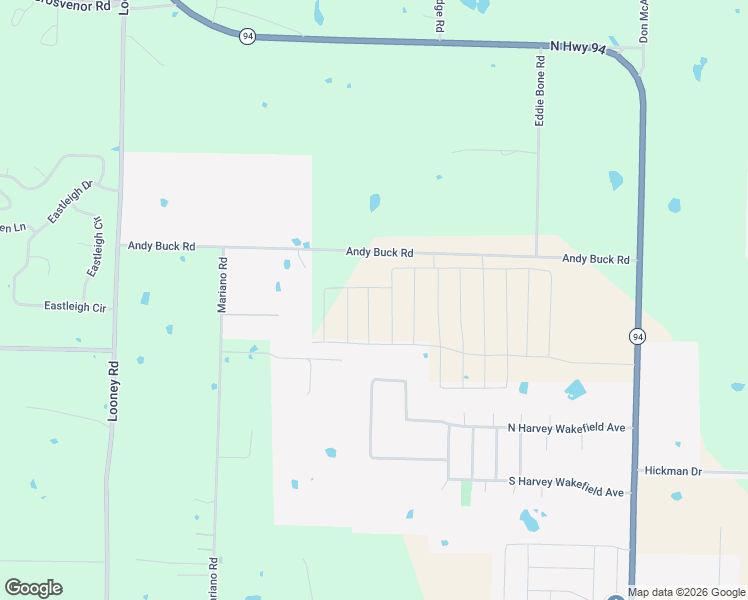 map of restaurants, bars, coffee shops, grocery stores, and more near 10209 Andy Buck Road in Pea Ridge