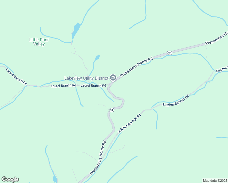 map of restaurants, bars, coffee shops, grocery stores, and more near 1706 Pressmens Home Road in Rogersville