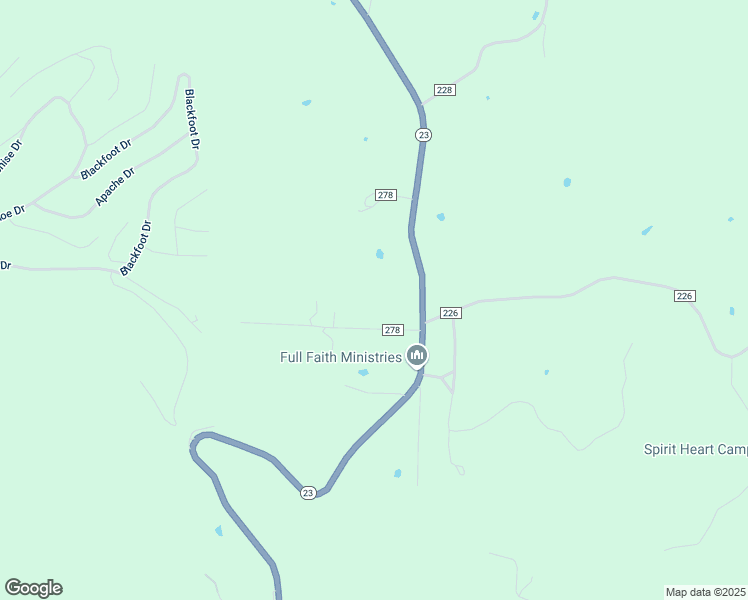 map of restaurants, bars, coffee shops, grocery stores, and more near 70 County Road 278 in Eureka Springs